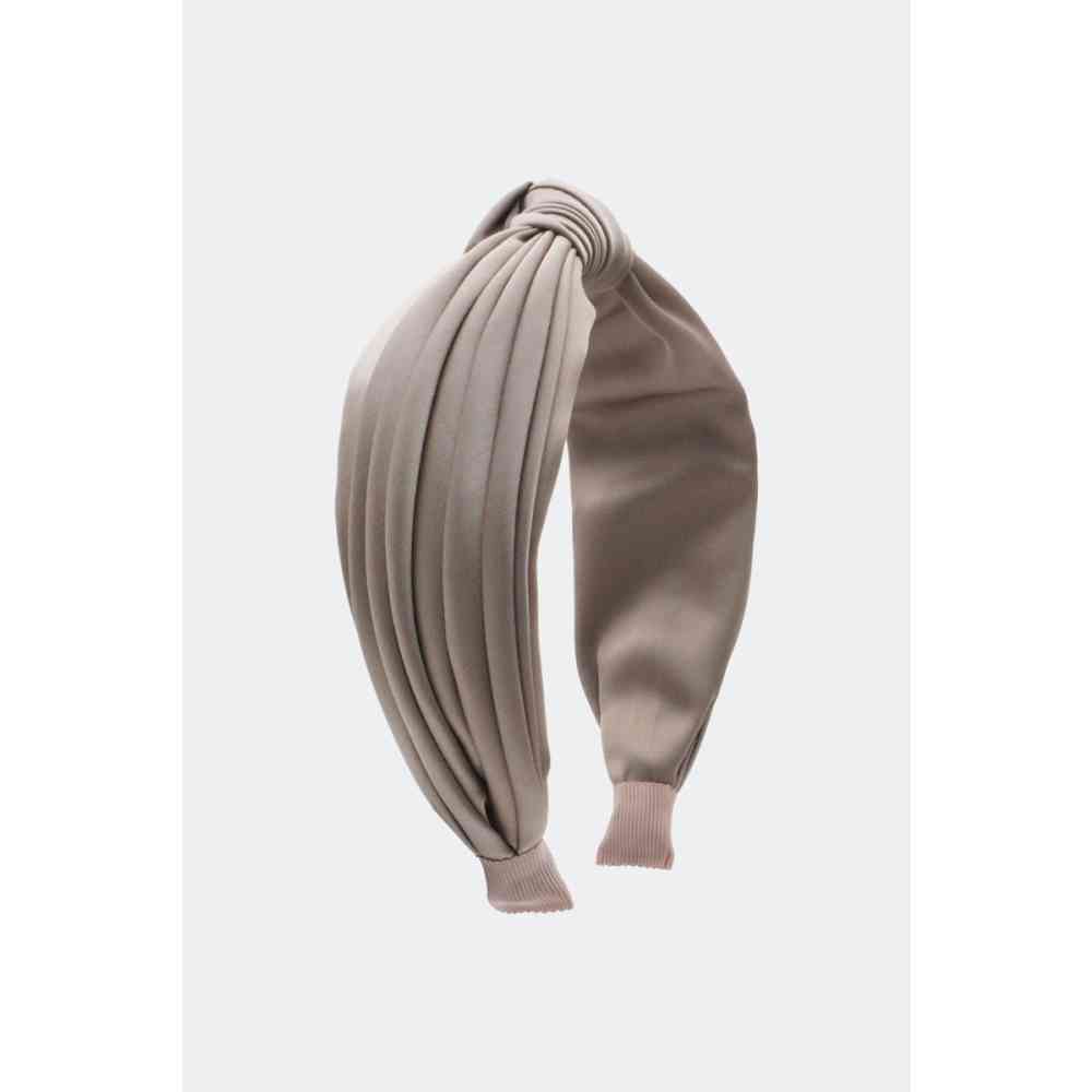 Voodoo Vixen - Satin Top Knot Haarband - Grijs